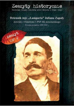 Dziennik mjr Lamparta Juliana Zapały zeszyt nr 2