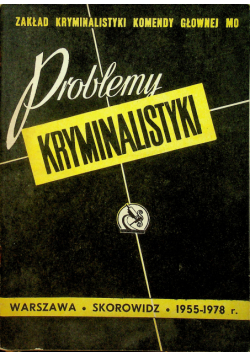 Problemy Kryminalistyki Skorowidz