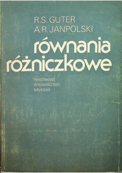 Równania różniczkowe
