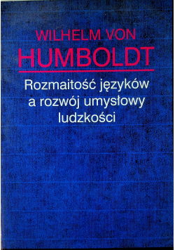 Rozmaitość języków a rozwój umysłowy ludzkości