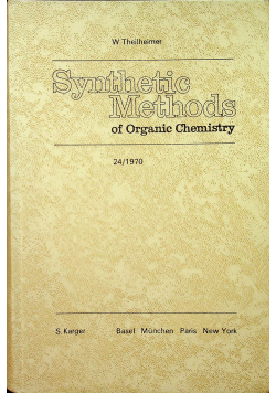 Synthetic Methods of Organic Chemistry vol 24