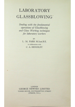 Laboratory glassblowing
