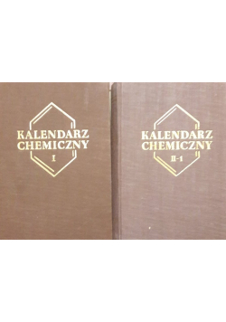 Kalendarz Chemiczny 2 tomy