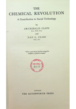The chemical revolution