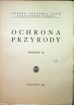 Ochrona przyrody rocznik 34