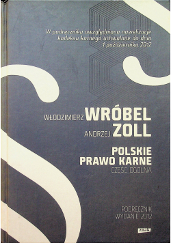 Polskie prawo karne Część ogólna Podręcznik