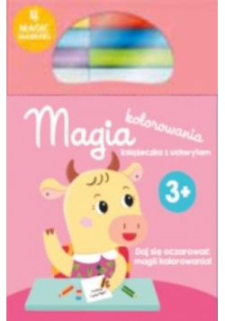 Kolorowanka z magicznymi flamastrami 3+ różowa