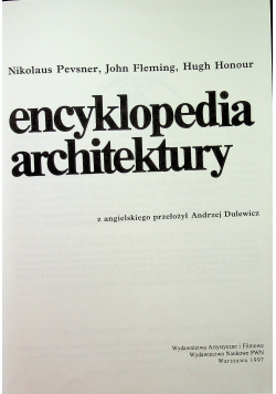 Encyklopedia architektury