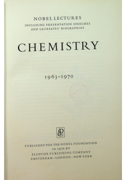Chemistry 1969 1970