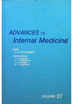 Advances in internal medicine