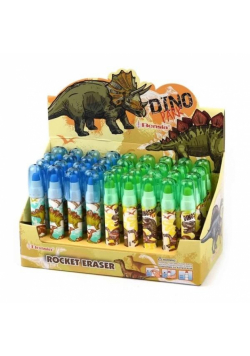 Gumka z wymiennymi wkładami Dino (36szt)