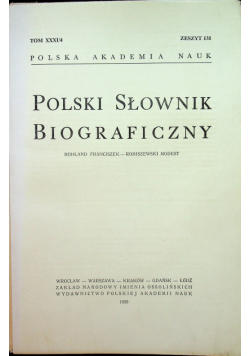 Polski słownik biograficzny Tom XXXI / 4