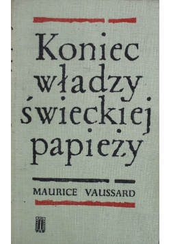 Koniec władzy świeckiej papieży