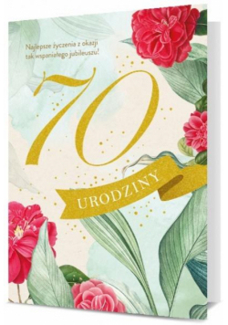 Karnet Urodziny 70 K. B6-1907