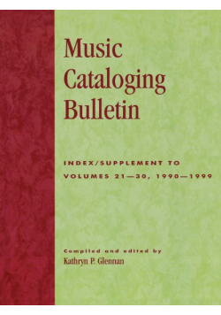 Music Cataloging Bulletin