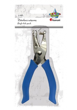 Dziurkacz 1-otworowy gumowa rączka