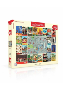 Puzzle 500 Londyn, Collage XXL