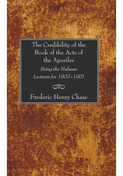 The Credibility of the Book of the Acts of the Apostles