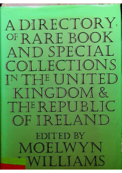 A directory of rare book and special collections