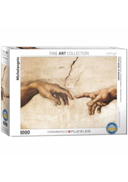 Puzzle 1000 Stworzenie Adama Michał Anioł