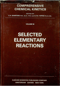 Selected Elementary Reactions