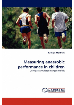 Measuring anaerobic performance in children