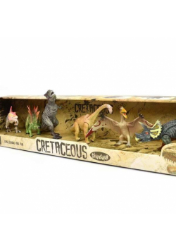 Zestaw figurek dinozaurów 6 sztuk