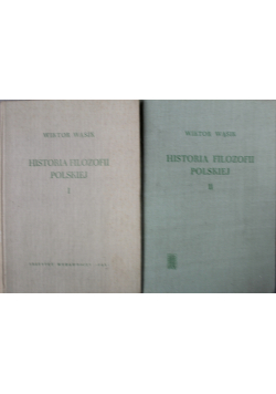 Historia filozofii polskiej tom I i II