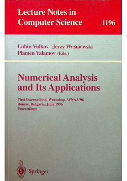 Numerical Analysis and Its Applications