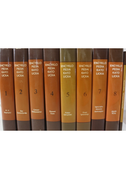 Encyklopedia Katolicka tom 1 do 8 z wykazem skrótów