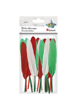 Piórka lotki 11-15cm mix 24szt