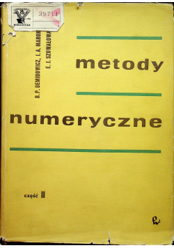 Metody numeryczne część II