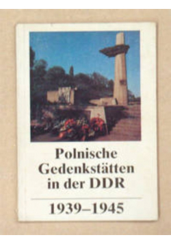 Polnische gedenkstatten in der dDDR