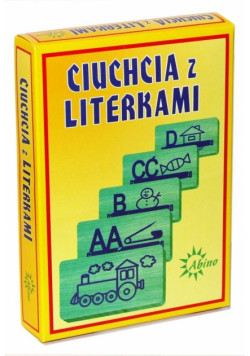 Ciuchcia z literkami ABINO