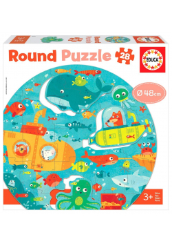 Puzzle 28 Pod wodą (okrągłe) G3