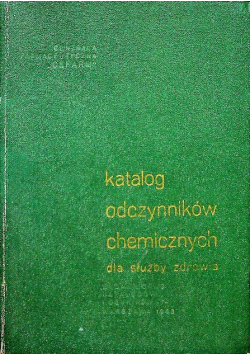 Katalog odczynników chemicznych