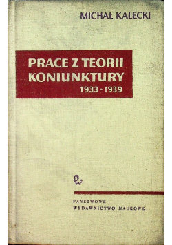 Prace z teorii koniunktury 1933 1939