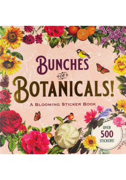 Książka z naklejkami Botanical 500szt