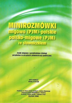 Minirozmówki migowo polskie polsko migowe ze słowniczkiem
