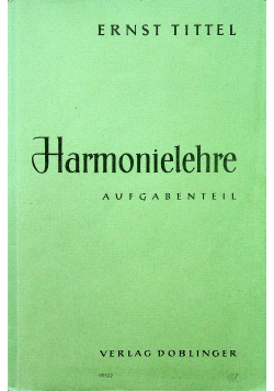Harmonielehre aufgabenteil