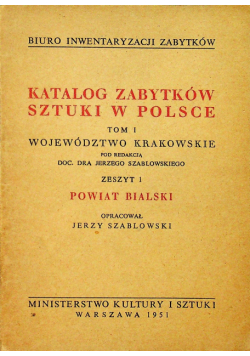 Katalog Zabytków Sztuki w Polsce tom I