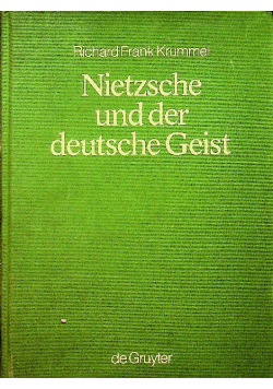 Nietzsche und der deutsche geist