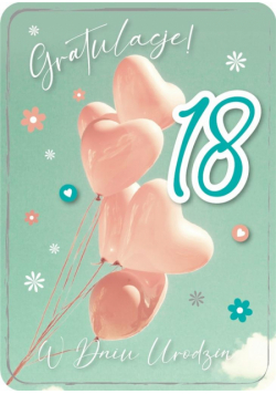 Karnet Urodziny 18 GM
