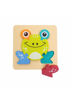 Puzzle piankowe - żabka