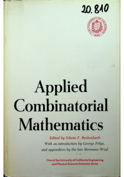 Applied combinatorial mathematics