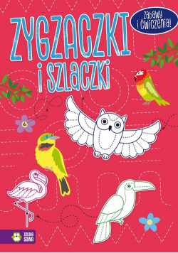 Zygzaczki i szlaczki różowe