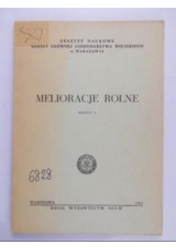 Gorczyński Tadeusz (red.) - Melioracje Rolne. Zeszyt 5