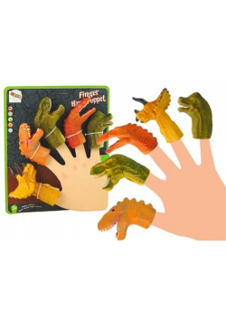 Pacynki na palce dinozaury 5szt