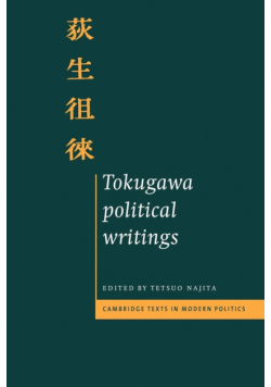 Tokugawa Political Writings