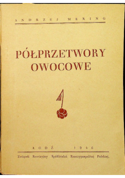 Półprzetwory owocowe